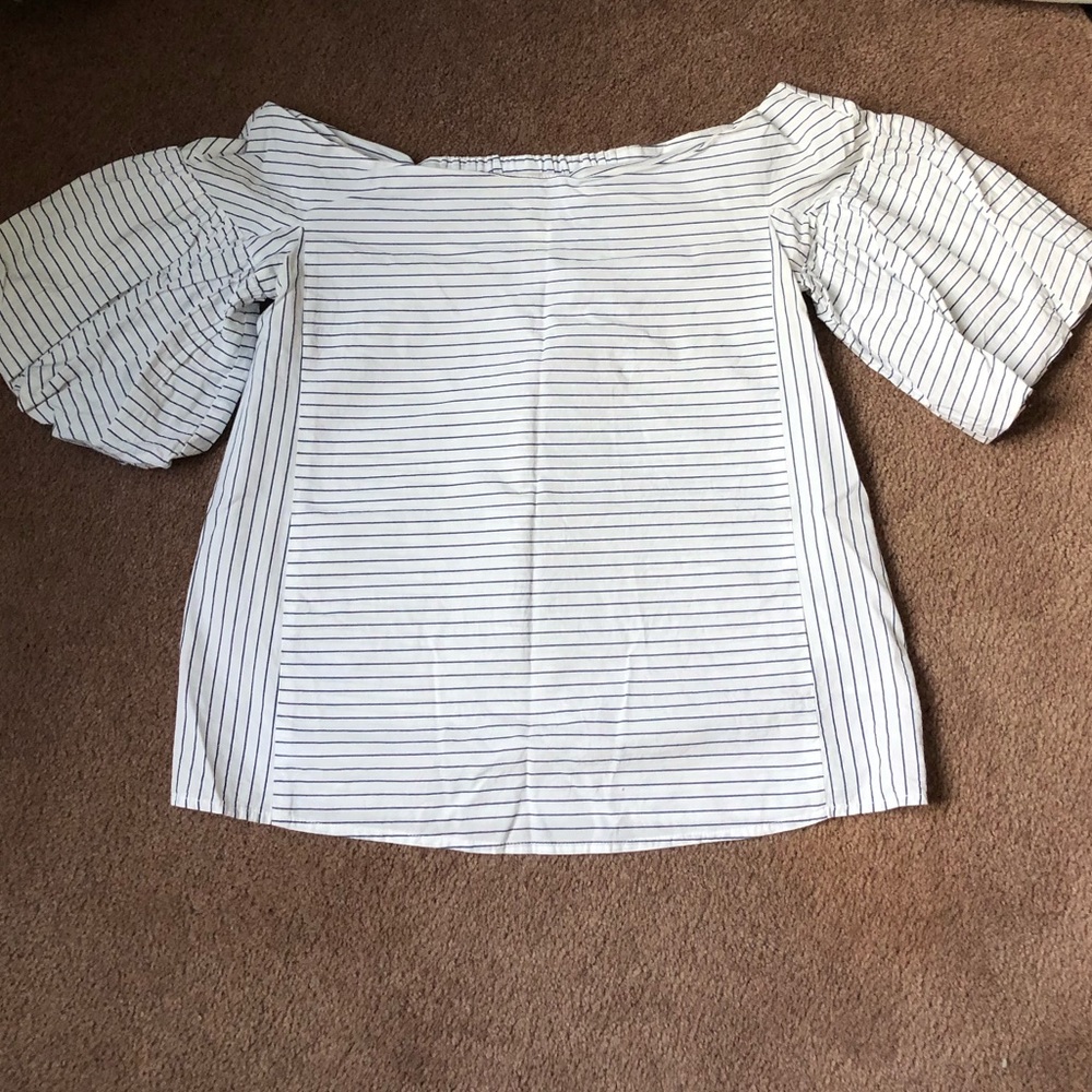 Off the shoulder shirt